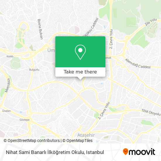 Nihat Sami Banarlı İlköğretim Okulu map