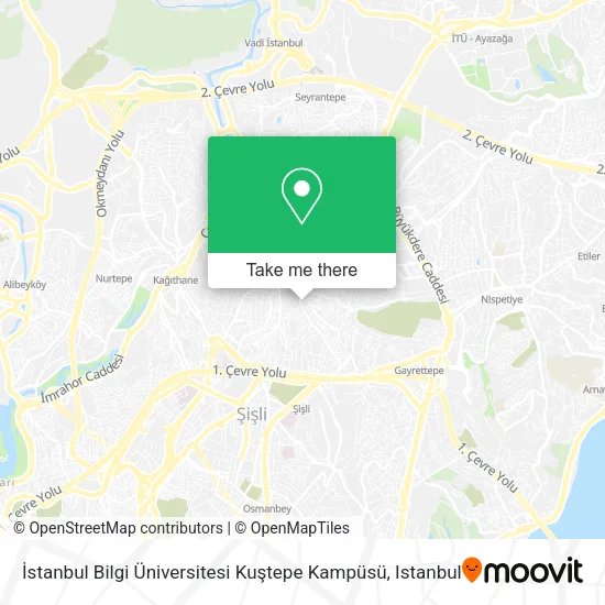 İstanbul Bilgi Üniversitesi Kuştepe Kampüsü map