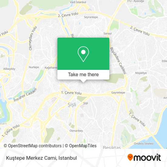 Kuştepe Merkez Cami map