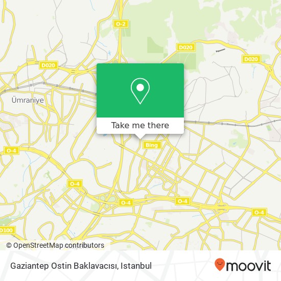 Gaziantep Ostin Baklavacısı map