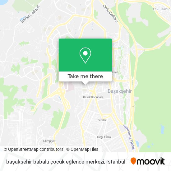 başakşehir babalu çocuk eğlence merkezi map