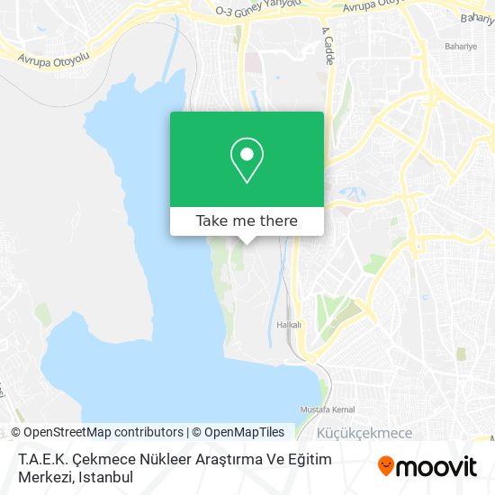 T.A.E.K. Çekmece Nükleer Araştırma Ve Eğitim Merkezi map