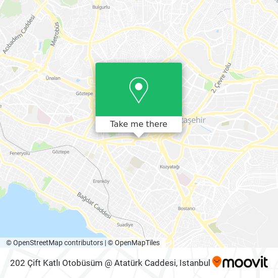 202 Çift Katlı Otobüsüm @ Atatürk Caddesi map