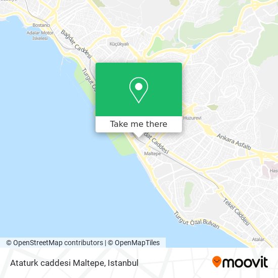 Ataturk caddesi Maltepe map