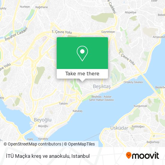 İTÜ Maçka kreş ve anaokulu map