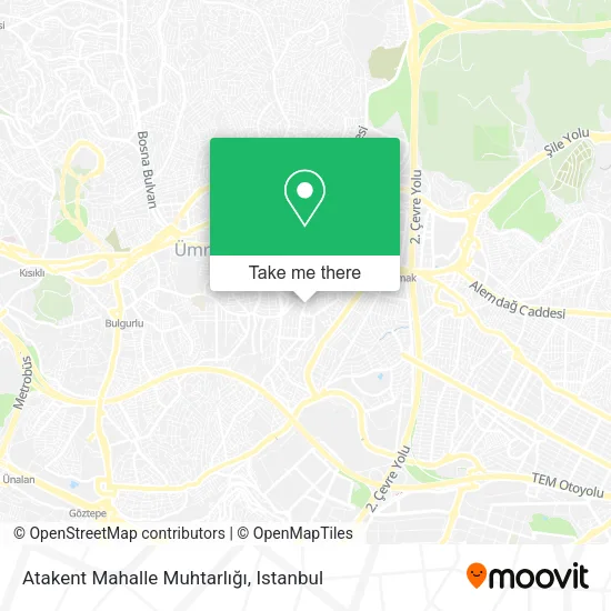 Atakent Mahalle Muhtarlığı map