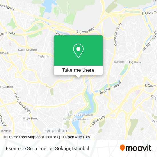 Esentepe Sürmeneliler Sokağı map