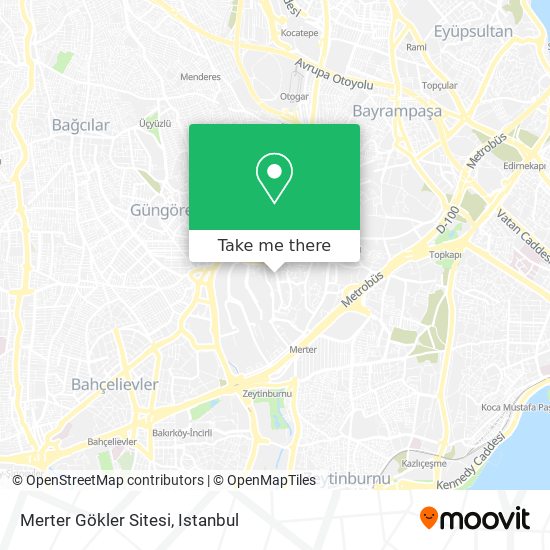 Merter Gökler Sitesi map