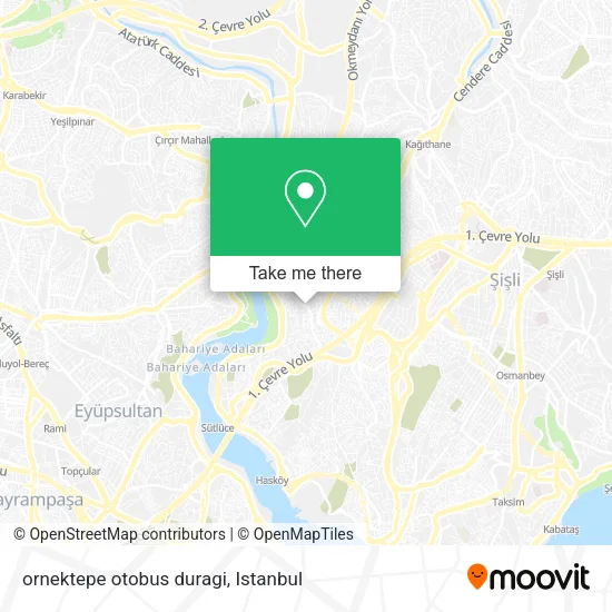 ornektepe otobus duragi map