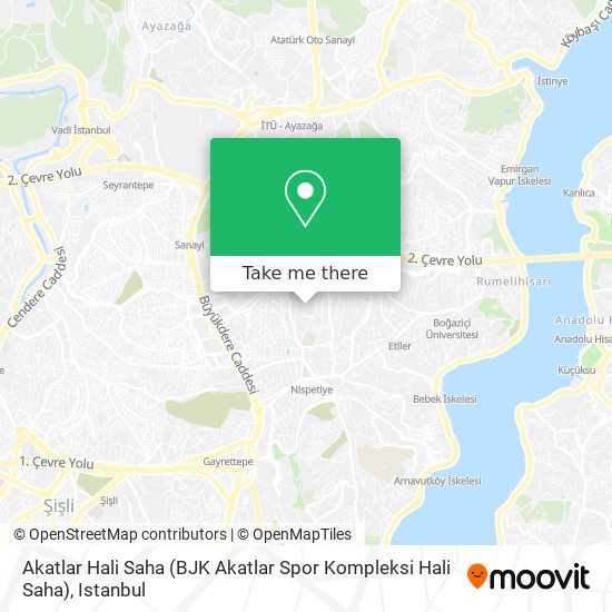 Akatlar Hali Saha (BJK Akatlar Spor Kompleksi Hali Saha) map