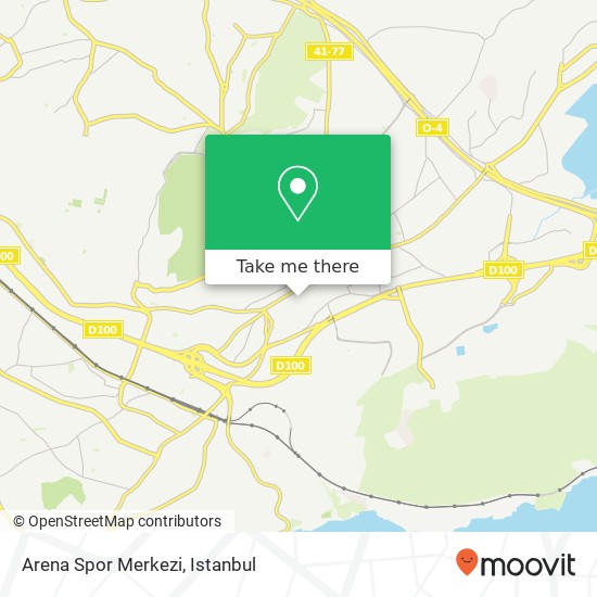 Arena Spor Merkezi map