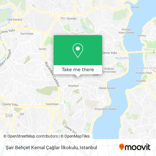 Şair Behçet Kemal Çağlar İlkokulu map