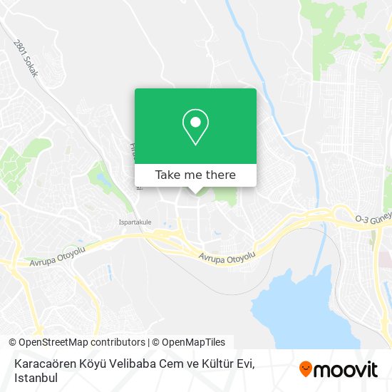 Karacaören Köyü Velibaba Cem ve Kültür Evi map
