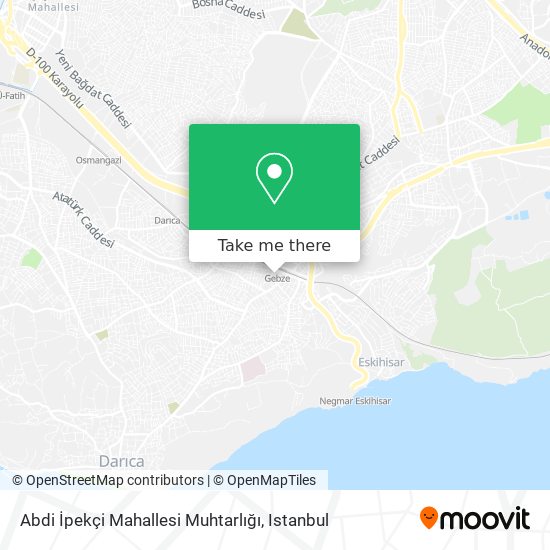 Abdi İpekçi Mahallesi Muhtarlığı map