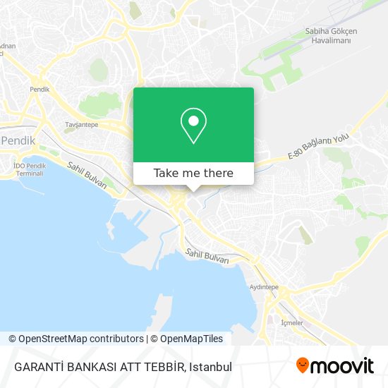 GARANTİ BANKASI ATT TEBBİR map