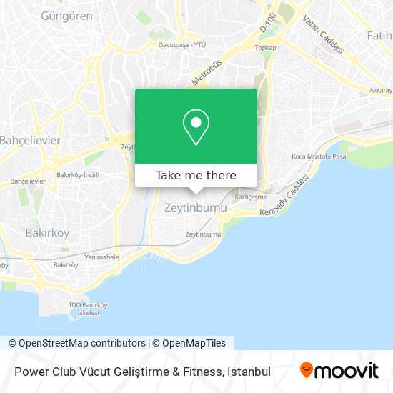 Power Club Vücut Geliştirme & Fitness map