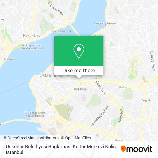 Uskudar Belediyesi Baglarbasi Kultur Merkezi Kulis map