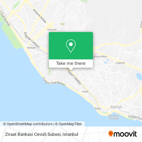 Ziraat Bankasi Cevizli Subesi map