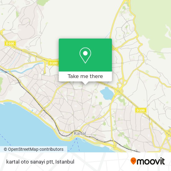 kartal oto sanayi ptt map