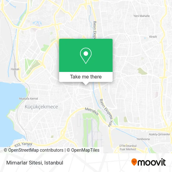 Mimarlar Sitesi map