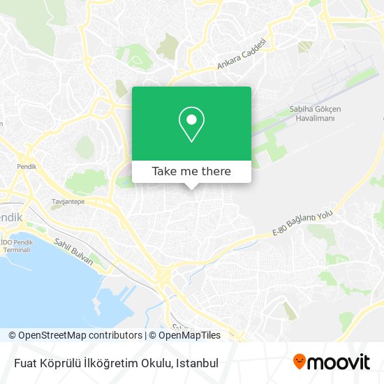 Fuat Köprülü İlköğretim Okulu map