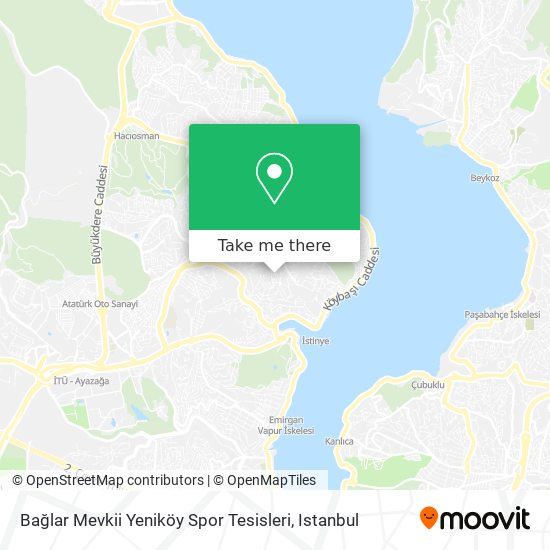 Bağlar Mevkii Yeniköy Spor Tesisleri map