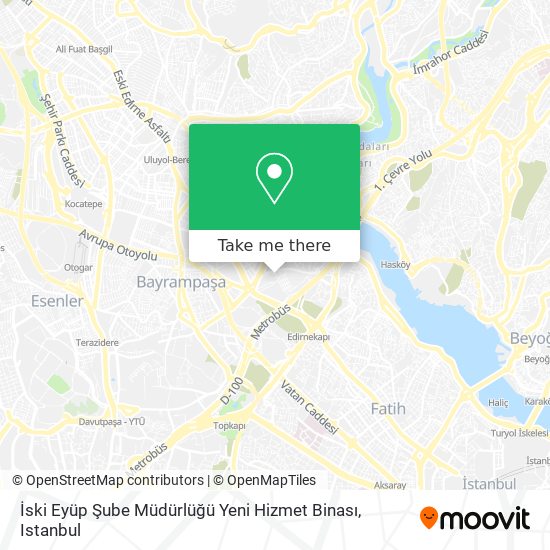 İski Eyüp Şube Müdürlüğü Yeni Hizmet Binası map