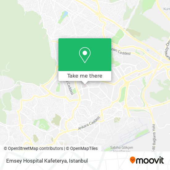 Emsey Hospital Kafeterya map