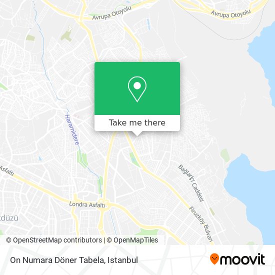 On Numara Döner Tabela map