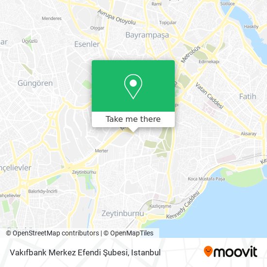 Vakıfbank Merkez Efendi Şubesi map