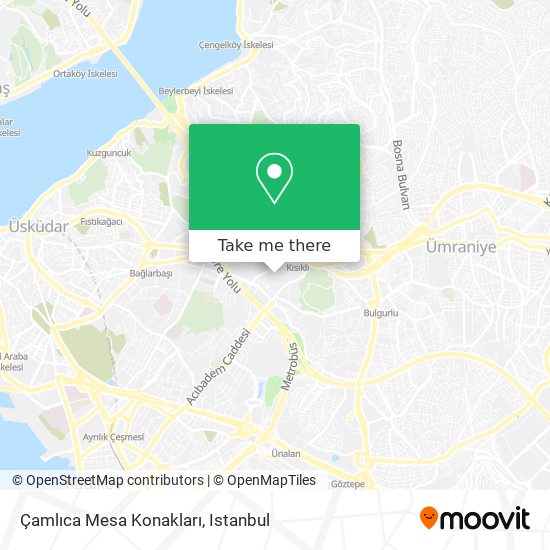 Çamlıca Mesa Konakları map
