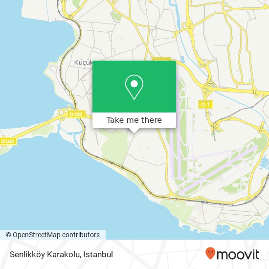 Senlikköy Karakolu map