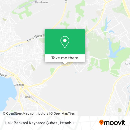 Halk Bankasi Kaynarca Şubesi map