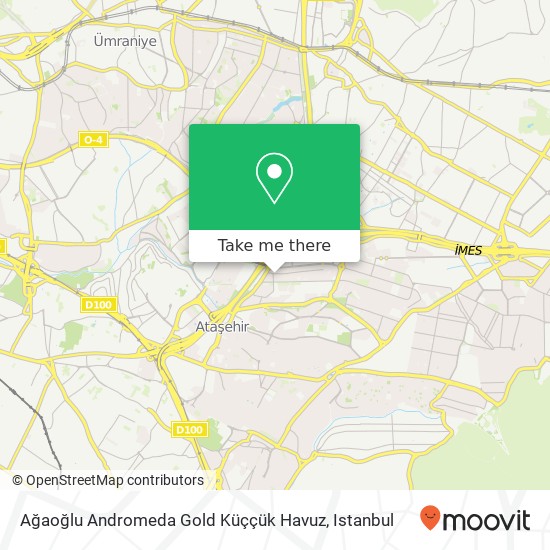 Ağaoğlu Andromeda Gold Küççük Havuz map