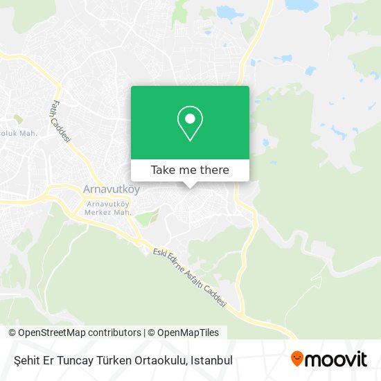 Şehit Er Tuncay Türken Ortaokulu map