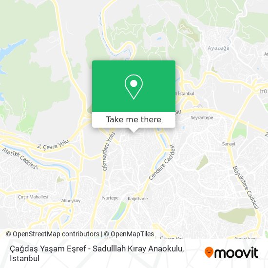 Çağdaş Yaşam Eşref - Sadulllah Kıray Anaokulu map