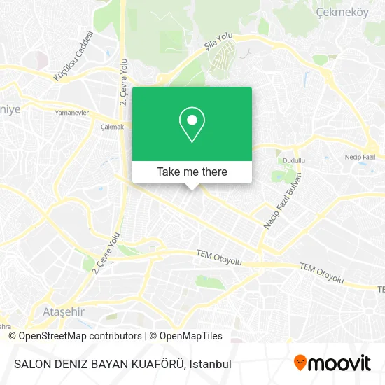 SALON DENIZ BAYAN KUAFÖRÜ map
