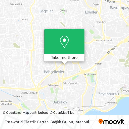 Esteworld Plastik Cerrahi Sağlık Grubu map