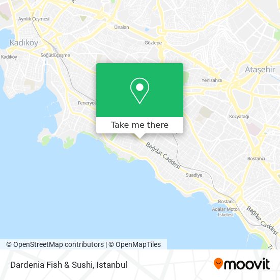 Dardenia Fish & Sushi map