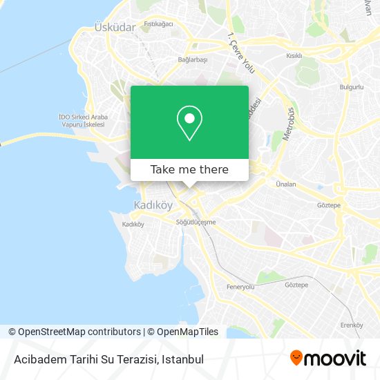 Acibadem Tarihi Su Terazisi map