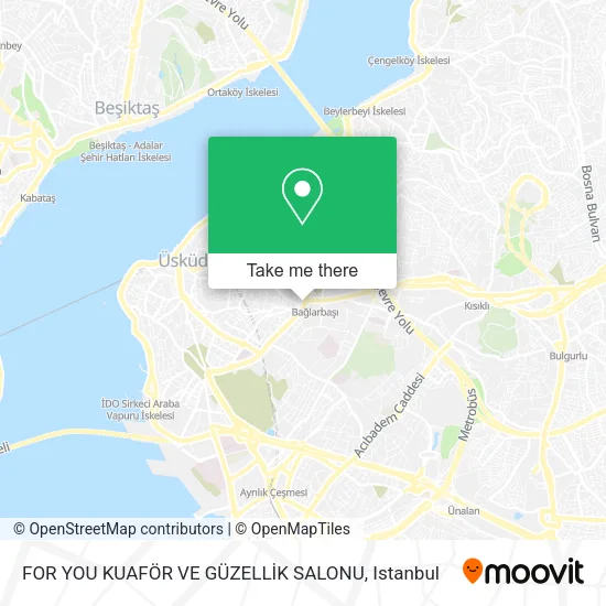 FOR YOU KUAFÖR VE GÜZELLİK SALONU map