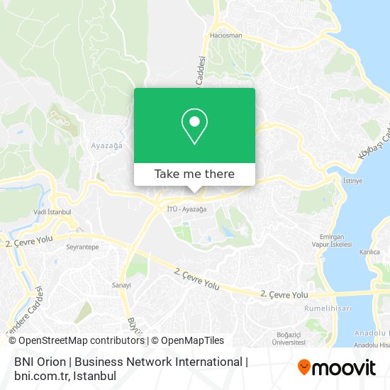 BNI Orion | Business Network International | bni.com.tr map