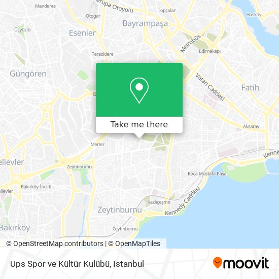 Ups Spor ve Kültür Kulübü map
