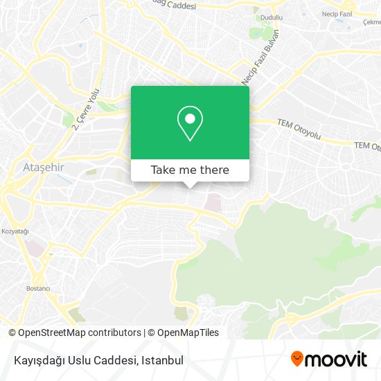 Kayışdağı Uslu Caddesi map