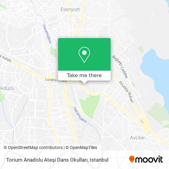 Torium Anadolu Ateşi Dans Okulları map
