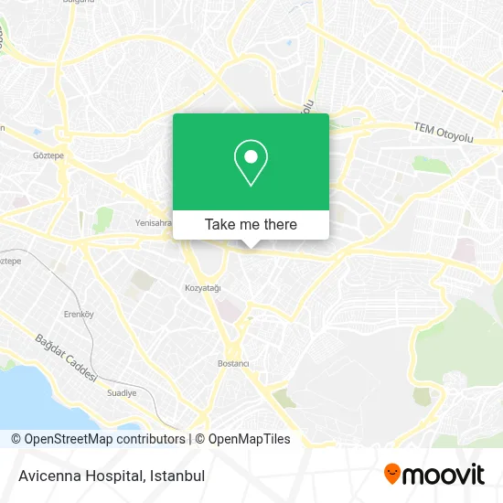 Avicenna Hospital map