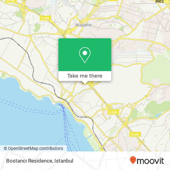 Bostancı Residence map