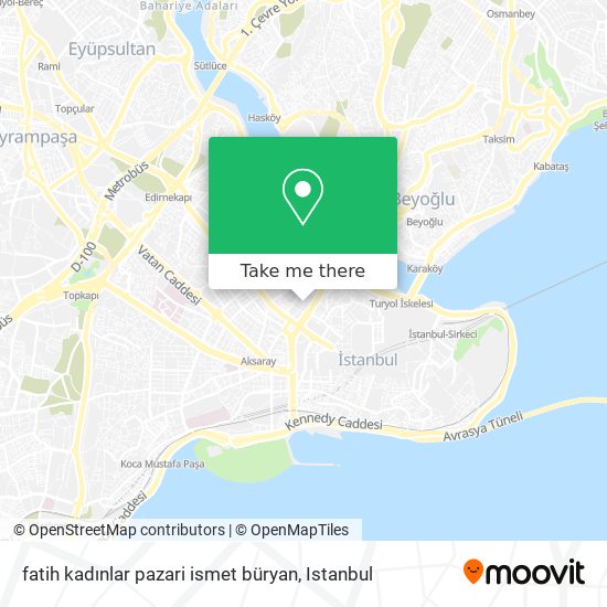 fatih kadınlar pazari ismet büryan map
