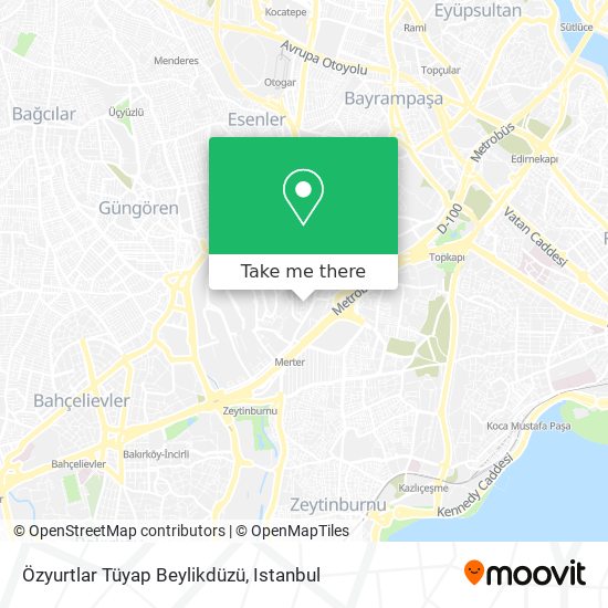 Özyurtlar Tüyap Beylikdüzü map