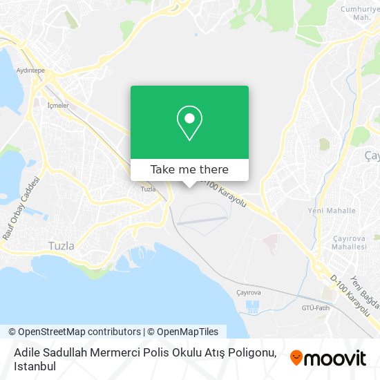 Adile Sadullah Mermerci Polis Okulu Atış Poligonu map